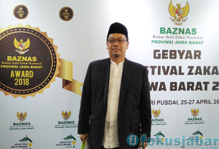 ketua Baznas Jabar Arief (foto Budi)