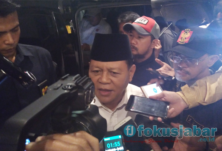 Cagub Jabar nomor urut 3 Sudrajat (foto LIN)