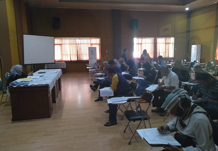 Puluhan Bacaleg menjalani pemeriksaan di RSUD Ciamis (foto FOKUSJabar