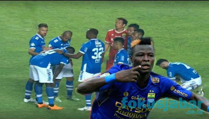 Pencetak Gol Persib VS PSIS Semarang Ezechiel (ilustrasi LIN)