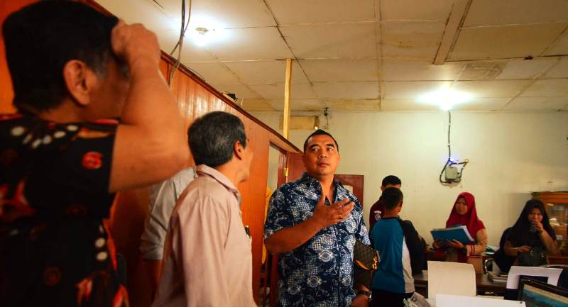 Anggota DPRD Jabar mendatangi kantor Disdukcapil Kabupaten Cianjur (foto IST)