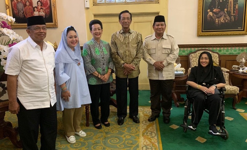 pertemuan Prabowo dan Sri Sultan (foto IST)