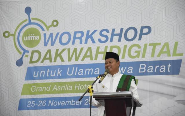 Wagub Jabar Uu Ruzhanul Ulum saat menghadiri Workshop Umma (foto IST)