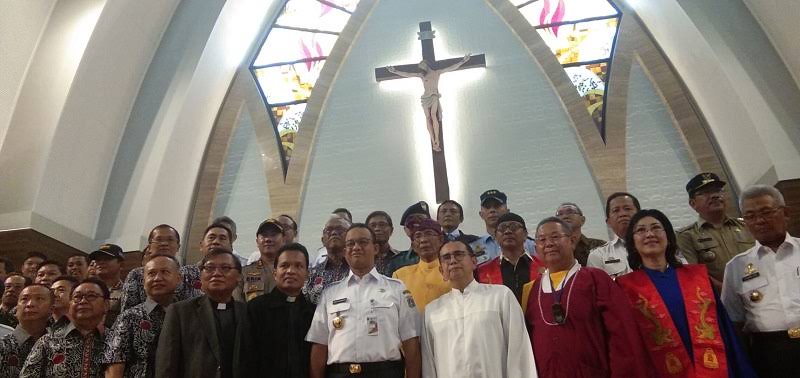 Anies lakukan kunjungan ke sejumlah gereja di Jakarta (Istimewa)