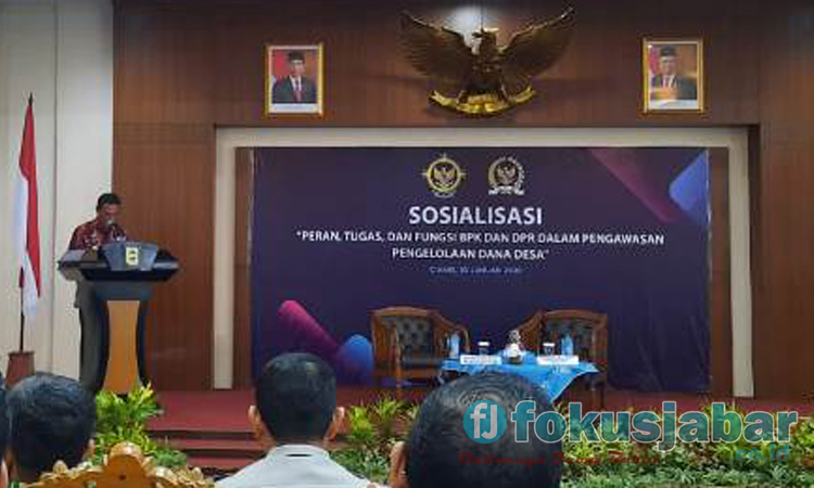 BPK RI Perwakilan Jabar Sosialisasi Pemeriksaan Dana Desa di Kabupaten Ciamis (foto Ibenk)