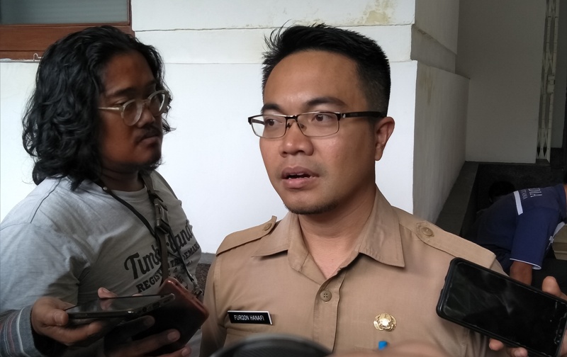 Kasi Manajemen Perangkat Keras Diskominfo Kota Bandung Furqon Hanafi (foto Yusuf)