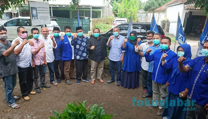 Bapaslon Jeje Wiradinata dan Ujang Endin Indrawan Mendaftar ke DPD PAN Pangandaran