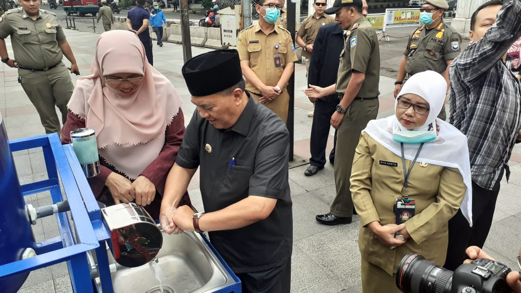 Pemkot Bandung Siapkan Wastafel di 30 Titik