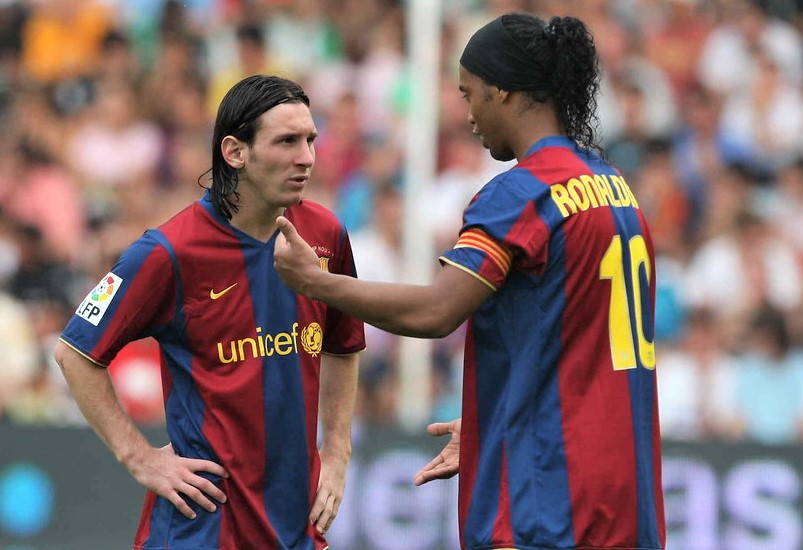 Lionel Messi dan Ronaldinho