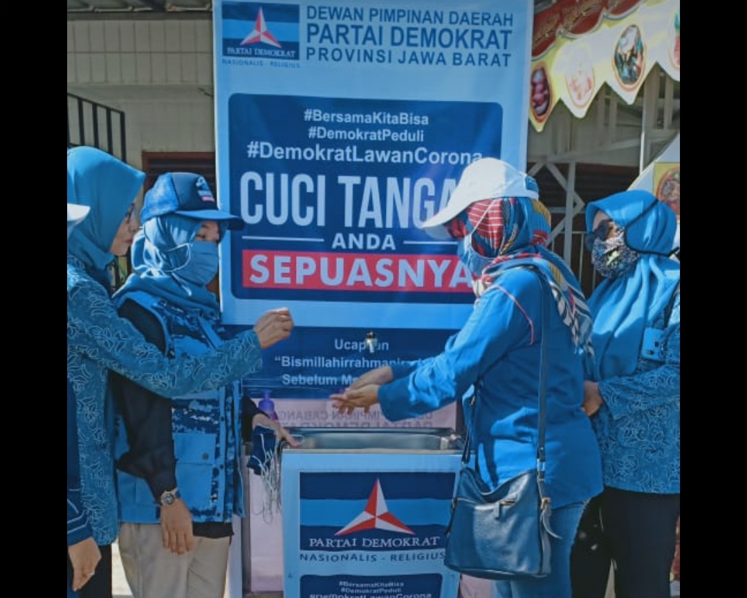 Covid-19, Anggota Dewan Ini Sediakan Tempat Cuci Tangan di Area Publik