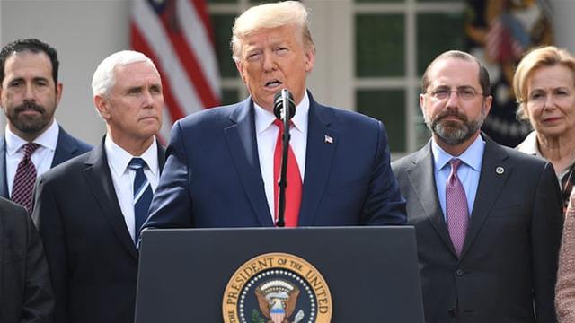 Trump Enggan Komentari Kemunculan Kim Jong-un ke Publik