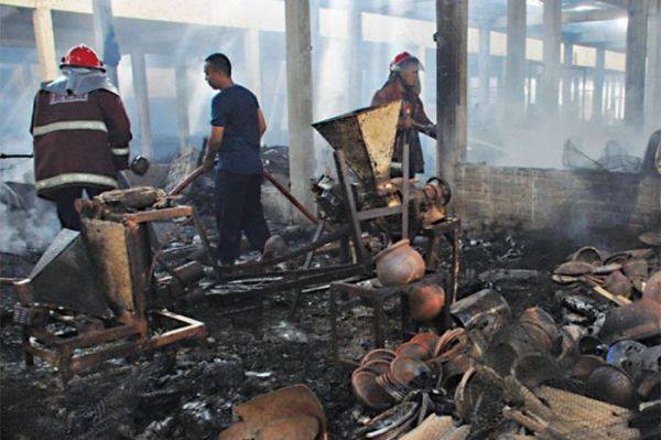 Pondok Pesantren di Puncak Bogor Ludes Terbakar