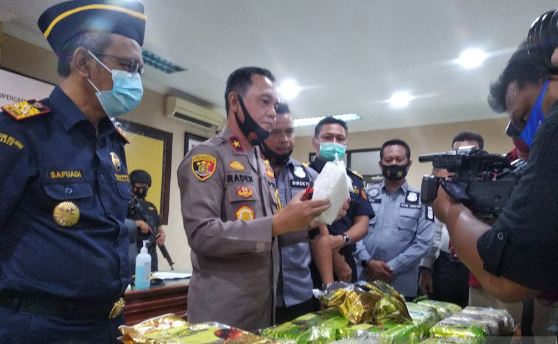 Polda-Bea Cukai Aceh Gagalkan Penyeludupan 33 Kg Sabu