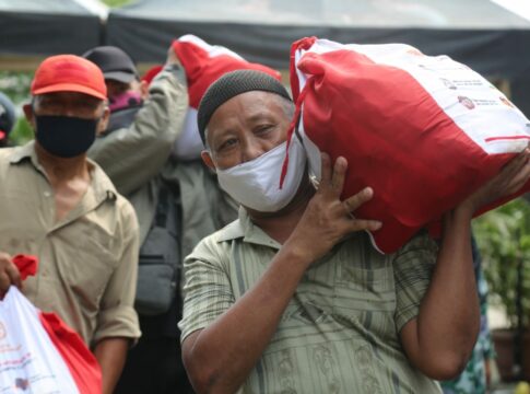 Penyaluran bansos fokusjabar.id