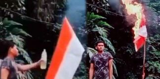 pembakar bendera merah putih