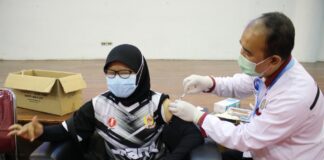 fokusjabar.id vaksinasi covid-19 atlet PON XX Peparnas XVI