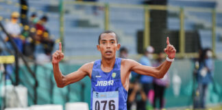 fokusjabar.id PON XX Atletik Jabar medali emas Agus Prayogo