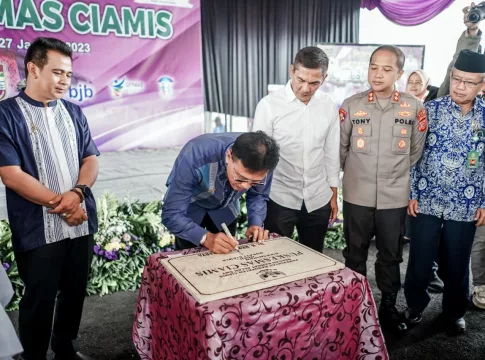 Bupati Ciamis Herdiat Sunarya Resmikan Gedung Puskesamas Baru Untuk Wilayah Kecamatan Ciamis Kabupaten Ciamis