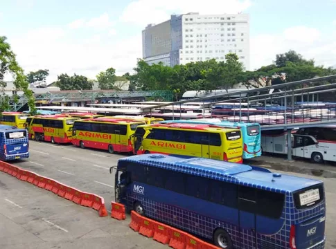 Terminal Leuwipanjang Kota Bandung (FokusJabar/Yusuf Mugni)