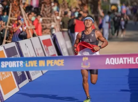 fokusjabar.id World cup SEA Games XXXII Triathlon emas