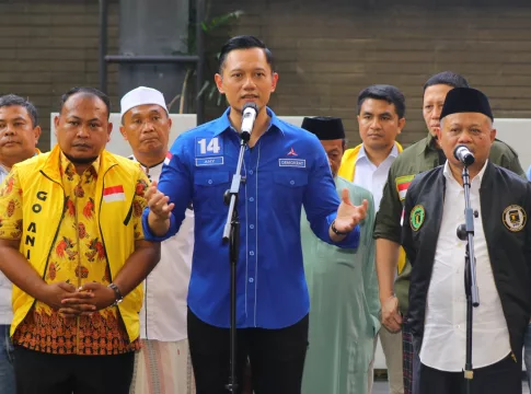 Sekber Koalisi KIB Pendukung Anies bertemu dengan Ketua Umum Partai Demokrat, Agus Harimurti Yudhoyono (AHY), Kantor DPP Partai Demokrat,