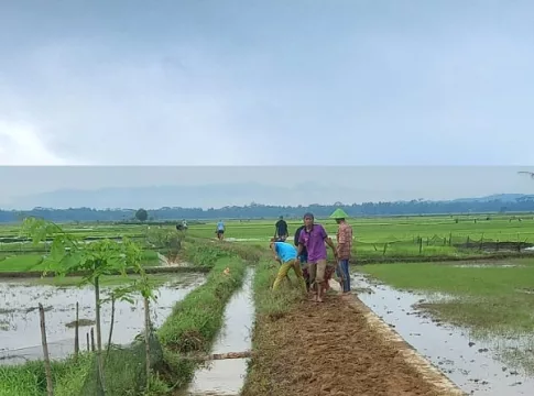 Jalur Usaha Tani untuk petani jalan blok botor Desa Baregbeg Kecamatan Lakbok Ciamis