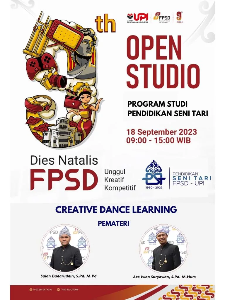 fokusjabar.id Open Studio FPSD UPI Seni Tari