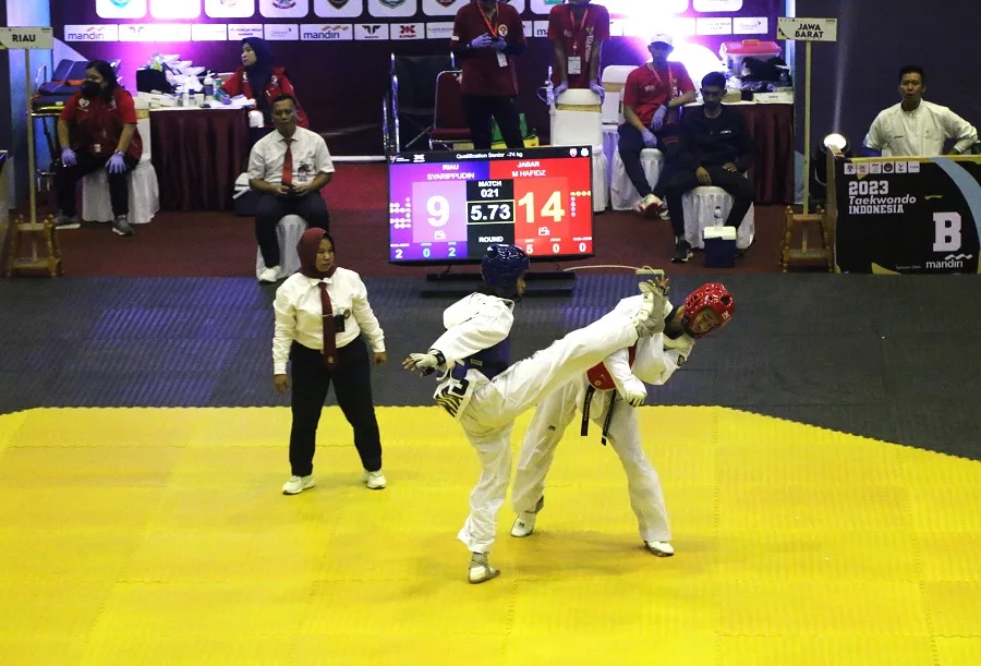 fokusjabar.id taekwondo jabar PON XXI