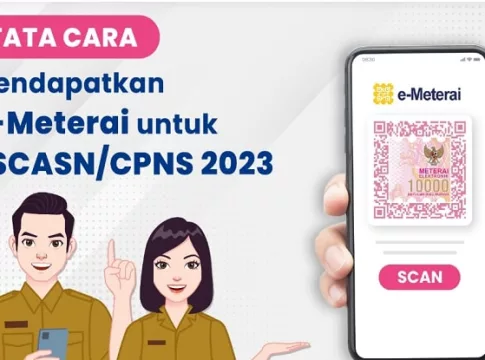 Cara Menggunakan E-Materai Untuk Berkas CASN PPPK 2023. Foto Web