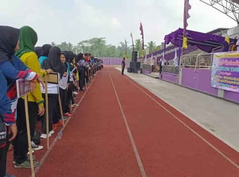 Lapangan Atletik Prabu Linggabuana fokusjabar.id