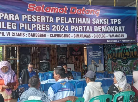 Keterangan Foto: Pelatihan Saksi Partai Demokrat Kabupaten Ciamis Untuk Pileg dan Pilpres tahun 2024
