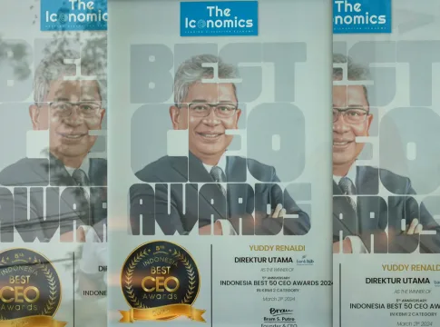 Direktur Utama bank bjb Raih Penghargaan Best  CEO 2024 dari The Iconomics