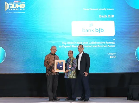 Akselerasi Ekonomi Daerah, bank bjb Raih Penghargaan di Ajang Best BUMD Award 2024 