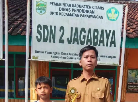 Ketpot: Muhamad AF siswa SDN 2 Jagabaya Panawangan juara lari se Kecamatan Panawangan