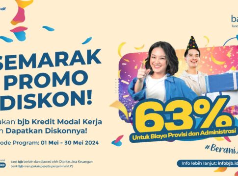 Sambut HUT ke 63, bank bjb Hadirkan Program Semarak Promo Diskon 63%