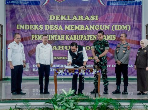 Keterangan foto: Desa Mandiri di Ciamis melonjak di Tahun 2024 (istimewa).