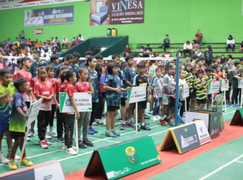 Ket foto : Ratusan Atlet Badminton se-Kota Tasikmalaya, Siap Tampil Dalam Kejurkot Piala Walikota Tasikmalaya 2024 (fokusjabar/Seda)