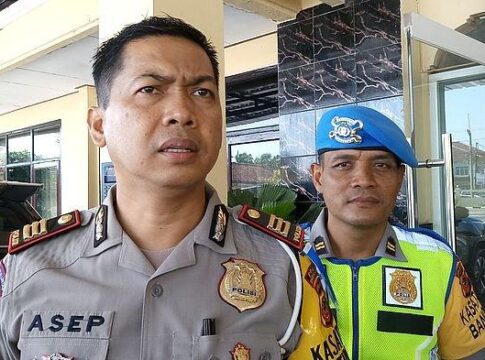 Caption: Kasat Lantas Polres Pangandaran, Asep Nugraha