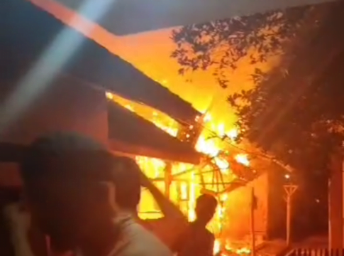 Ketpot: Rumah warga di Kelurahan Sindangrasa yang terbakar