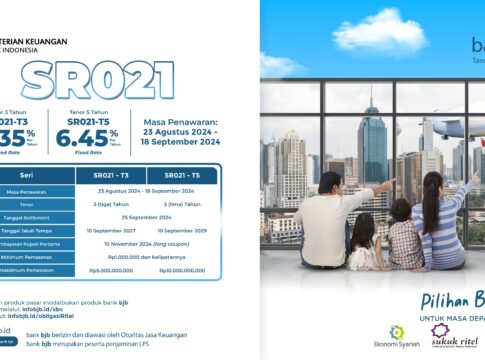 Bank bjb Tawarkan SBN Ritel Seri SR021 Dengan Kupon Investasi Hingga 6,45%.