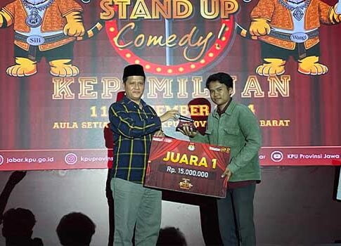 KPU Jabar stand up comedy