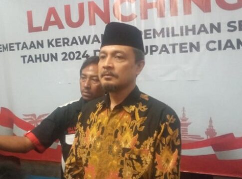 Ketua Badan Pengaws Pemilu (Bawaslu) Kabupaten Ciamis Jajang Miftahudin Sebut Kampanye Bumbung Kosong Sah