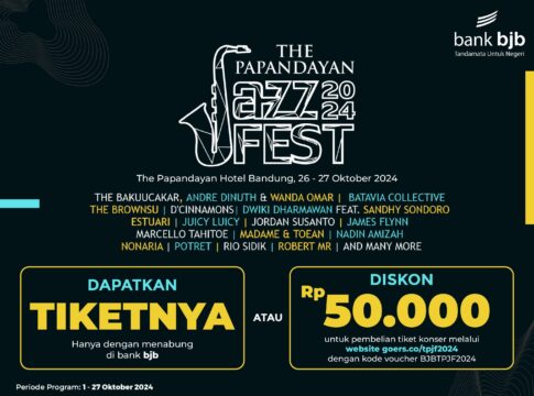 Dukung The Papandayan Jazz Fest 2024, bank bjb Siapkan Program Menabung dan Diskon untuk Dapatkan Tiketnya