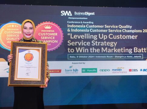 Konsisten Menajaga Pelayanan Kepada Nasabah, bank bjb Raih Penghargaan Indonesia Customer Service Quality Award 2024