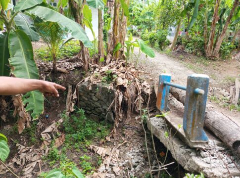 Poto: Jembatan rusak desa Sindangjaya, kecamatan Mangunjaya, Pangandaran