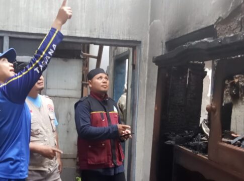 Ketpot: Lokasi rumah warga di Desa Bendasari Ciamis yang terkena musibah kebakaran