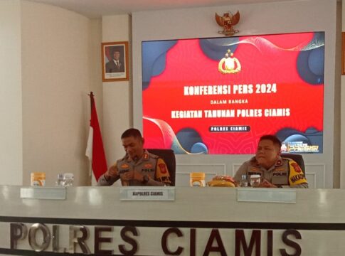 Ketpot: Mapolres Ciamis saat konprensi pres akhir tahun