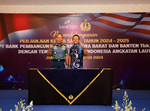 Perkuat Sinergitas, Bank BJB Tandatangani PKS Penggunaan Produk dan Jasa Layanan Perbankan dengan TNI Angkatan Laut