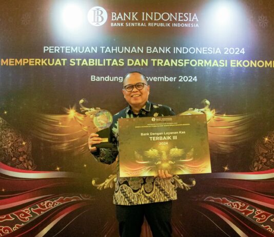 bank bjb Raih Penghargaan Layanan Kas Terbaik dari Bank Indonesia