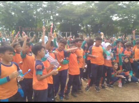 Caption: 1000 Siswa SD di Banjar mengikuti Peringatan Bulan Kesehatan Gigi Nasional (BKGN) 2024